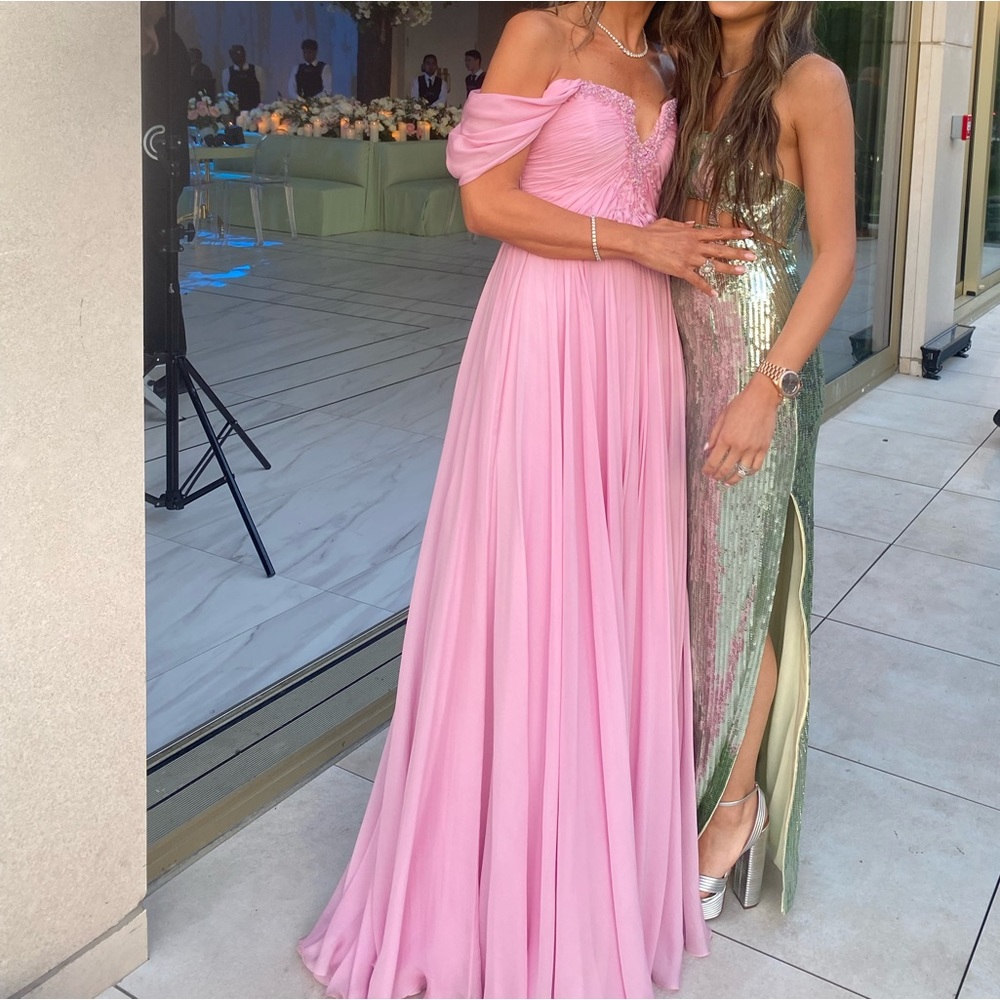 Pink tony ward gown